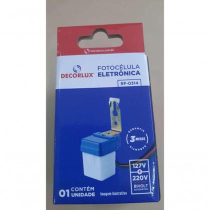 Imagem de Relé Fotoelétrico Fotocélula Completo Bivolt - Dercolux Kit Com 10Un. Fotocélula Completo Bivolt