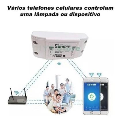 Imagem de Relé inteligente Wi-fi Sonoff Basic R2