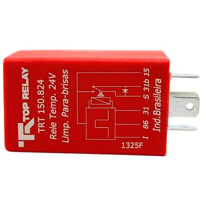 Imagem de Rele Temporizador Limp Para-brisa C/ Lavagem Mbb 24v
