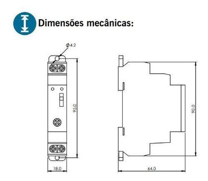 Imagem de Relé Temporizador Minuteria Multifunção Letm4000 Exatron