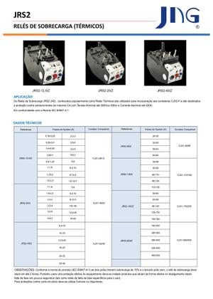 Imagem de Rele termico jrs2-88z 50~63a p/ contatores jx1 / cjx1 45-63-75a