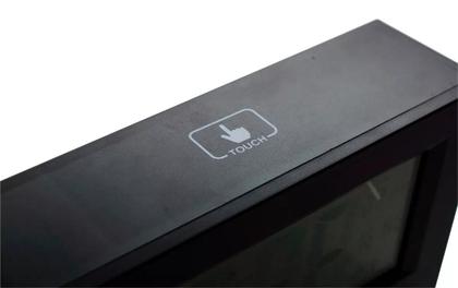 Imagem de Relógio 2972 Despertador Digital Preto Luz Led Sensor Herweg