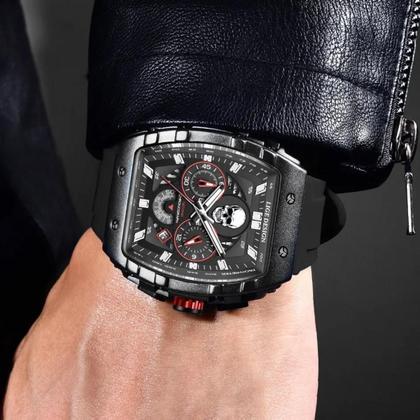 Imagem de Relógio 9112 de silicone impermeável masculino, militar, esporte