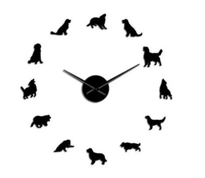 Imagem de Relógio Acrílico Cachorro Dog Pet Casa House Love Labrador