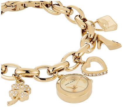 Imagem de Relógio Anne Klein Premium Feminino com Cristais Dourados