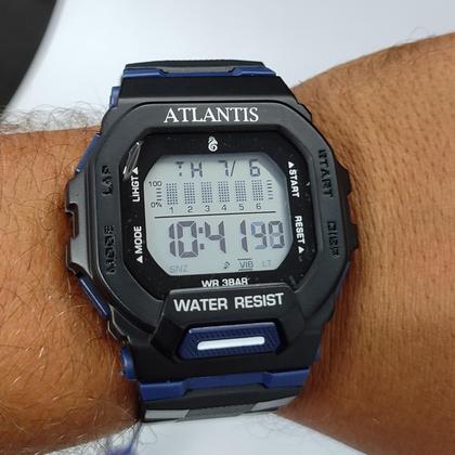Relógio Atlantis A8009 Digital Resistente a Água - Relógio de