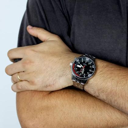 Imagem de Relógio Automático Orient Masculino 469SS058NH P1SX