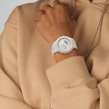Imagem de Relógio Casio Analógico e Digital G-Shock Feminino Branco GMA-S2100-7ADR