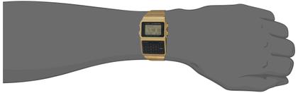 Imagem de Relógio Casio DBC611G-1D Masculino - Calculadora e Memória - Design Dourado