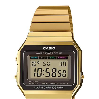Imagem de Relógio casio feminino dourado vintage a700wg-9adf