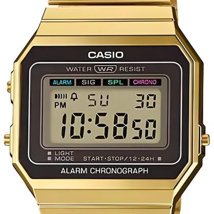 Imagem de Relógio casio feminino dourado vintage a700wg-9adf