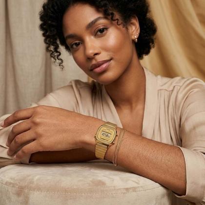Imagem de Relógio Casio Feminino Vintage Digital Dourado LA670WGA-9DF