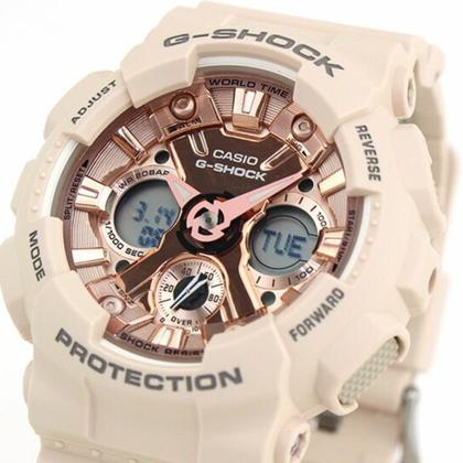 Imagem de Relógio casio g-shock feminino rosa gma-s120mf-4adr