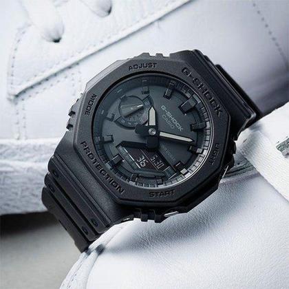 Imagem de Relógio casio g-shock masculino carbon ga-2100-1a1dr