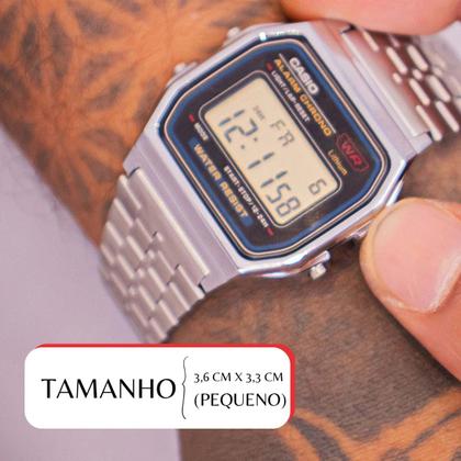 Imagem de Relógio Casio Prata Vintage Digital A159WA-N1DF