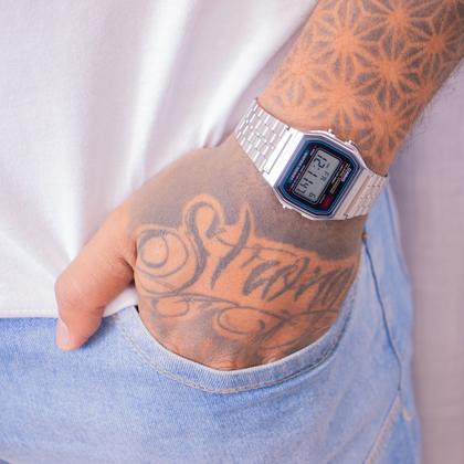 Imagem de Relógio Casio Prata Vintage Digital A159WA-N1DF