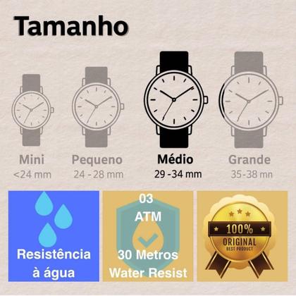 Imagem de Relógio Casio Unissex AQ-230GA Dourado Anadigi Digital Analógico Casual Quadrado Aço Inóx Social Classico Vintage Resistente Água 3ATM