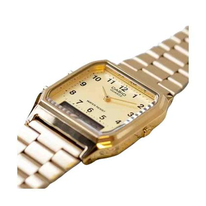 Imagem de Relógio Casio Vintage Dourado Feminino AQ-230GA-9BMQ