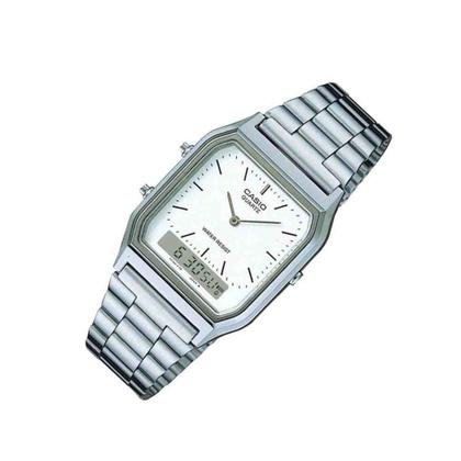 Imagem de Relógio Casio Vintage Prata Unissex AQ-230A-7DMQ