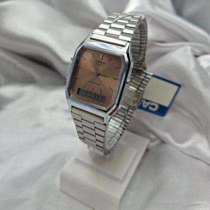 Imagem de Relógio CASIO VINTAGE unissex analógico AQ-230A-4AMQYDF