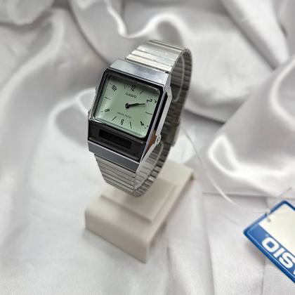 Imagem de Relógio CASIO VINTAGE unissex analógico prata AQ-800E-3ADF