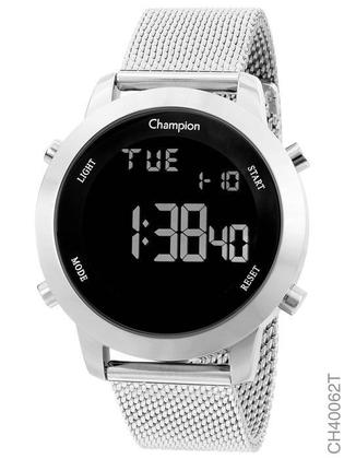 Imagem de Relógio Champion Feminino Digital LED Prata CH40062T Garantia de Um Ano