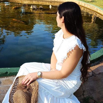 Imagem de Relógio Champion Feminino Dourado A Prova D'água Original Elegante 155H