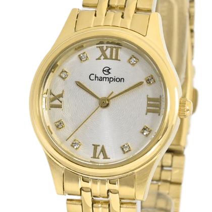 Imagem de Relogio Champion Feminino Pequeno Dourado Prova Dagua