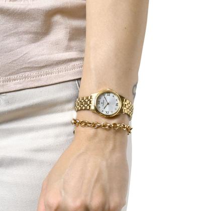 Imagem de Relogio Champion Feminino Pequeno Dourado Prova Dagua