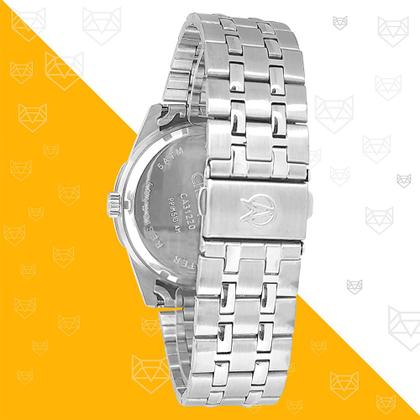 Imagem de Relógio Champion Masculino Prata Preto Prova Dágua com Garantia de 1 Ano