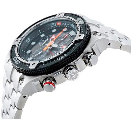 R。 Relógio Citizen Aqualand Carbon Eco-Drive BJ2105-51E