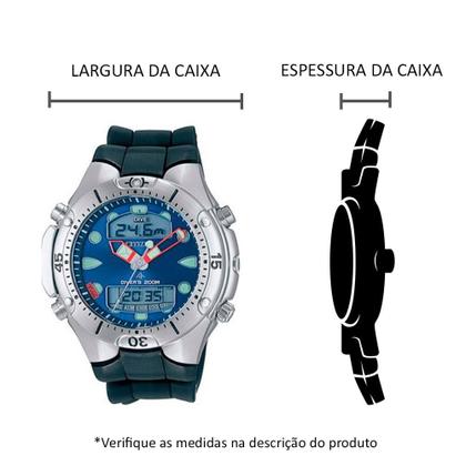 Relógio CITIZEN Aqualand masculino azul JP1060-01L/TZ10128F