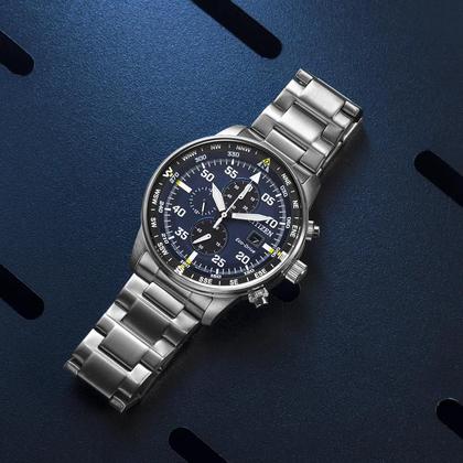 Relógio Citizen Masculino Analógico Eco-Drive Aviator TZ31132F