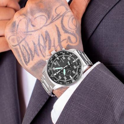 Relógio Citizen Masculino Analógico Eco-Drive Aviator TZ31132T