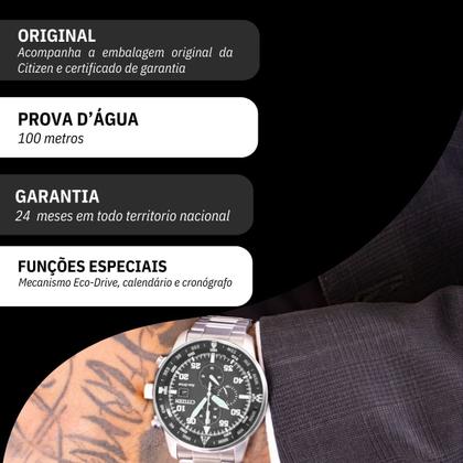 Relógio Citizen Masculino Analógico Eco-Drive Aviator TZ31132T