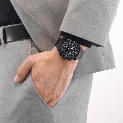 Relógio Citizen Masculino Ref: Tz31132d Eco-Drive Solar Black