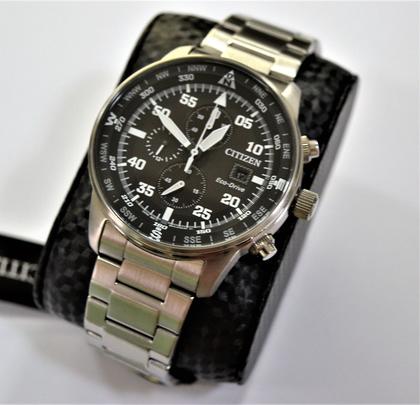 Relogio Citizen Masculino Visor Preto Eco Drive Original +