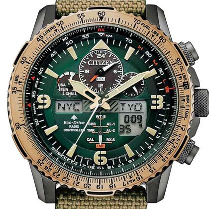 Relógio Citizen Sky Hawk JY8074-11X - TZ31810G Eco Drive - Relógio