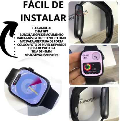 Imagem de Relogio Compativel Samsung Galaxy Smart Watch Band Bluetooth