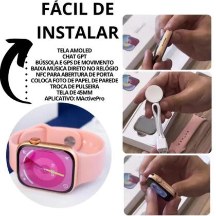 Imagem de Relogio Compativel Samsung Galaxy Smart Watch Band Bluetooth top