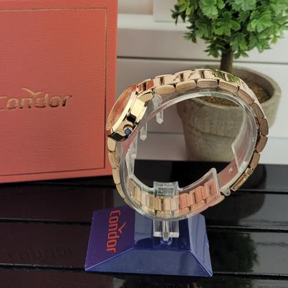 Imagem de Relógio Condor Feminino Casual Copc21j Quadrado Aço Inox Analógico Quartzo Resistente Dia A Dia Elegante