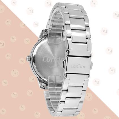Imagem de Relógio Condor Feminino Prata 1 Ano de Garantia Analógico