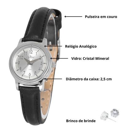 Imagem de Relogio Condor Pequeno Resistente Pulso Feminino Pequeno