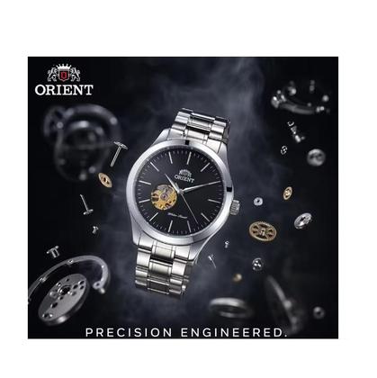 Imagem de Relógio de Aço Inoxidável Automático Orient Tourbillion Open Heart Skeleton