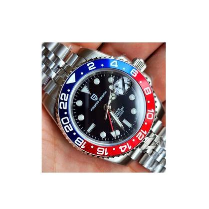 Imagem de Relógio de Aço Inoxidável Automático Submariner Diver 100m Pagani Design 1662