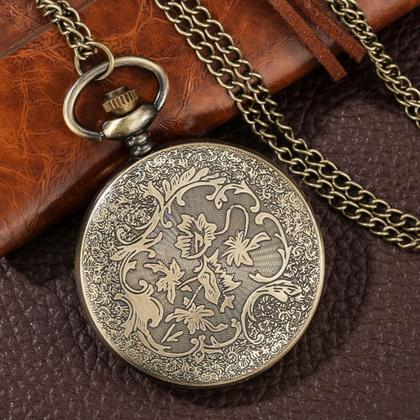 Imagem de Relógio De Bolso H Potter Aço Inoxidável Com Corrente Estojo