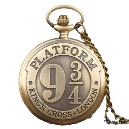 Imagem de Relógio De Bolso H Potter Aço Inoxidável Com Corrente Estojo