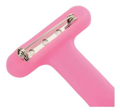 Imagem de Relógio De Lapela Enfermagem Relógio Broche De Silicone
