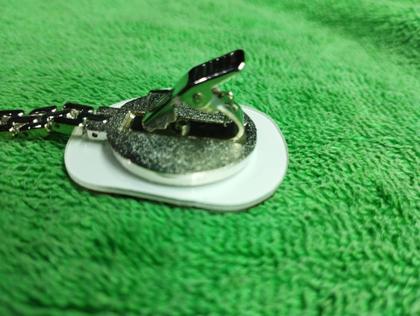 Imagem de Relógio De Lapela Quartzo Enfermagem Aço Inox Corrente