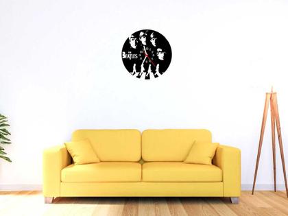 Imagem de Relógio De Madeira MDF Parede Musica 5